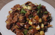 辣炒鸡胗-下酒神菜 布车居酒屋必点下酒菜