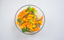 狗狗菜谱：鸡肝盖浇饭