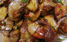 不用烧烤胜似烧烤的麻辣鸡肝