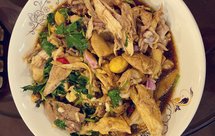 下酒菜凉拌土鸡肉 够香