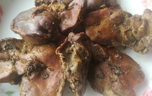 好吃的烤鸡肝～烤箱版