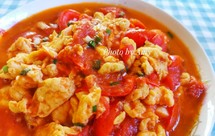 番茄炒鸡蛋（超浓的番茄味）