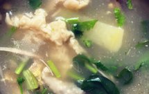 面筋老母鸡汤羹