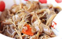 日式金针菇肥牛盖浇饭