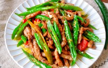 超简单的杭椒牛柳，米饭杀手！家常开胃菜哦～