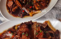 牛排骨烧年糕❗️原汁原味的红烧菜