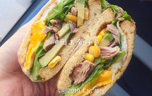 30天减脂餐：第9天 牛油果金枪鱼三明治/黑米里脊饭/金枪鱼芋头芝士