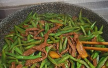 牛里脊炒刀豆