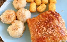 留学自救日记之羽衣甘蓝牛肉馅饼&香酥汤圆