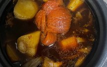 电压力锅炖牛腩牛蹄筋