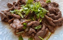 微波炉黑椒牛里脊