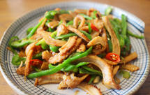 青椒炒牛肚丝