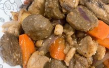 孜然鸡腿牛筋丸