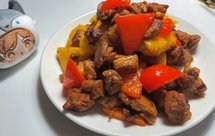 白起喜欢吃的菠萝炒鸭肉粒