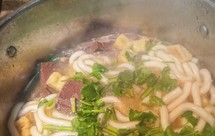 简易鸭血粉丝汤