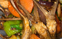 鸭舌虾仁干锅（麻辣香锅）