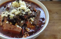 简易版の火锅味冒血旺