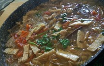 鸭肠鸭血粉丝汤