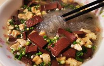 宵夜版鸭血粉丝汤
