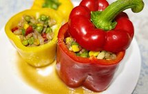 专治嘴刁娃的虾仁彩椒宝藏碗