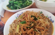 懒人版绿豆芽拌鸭肠