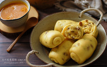 玉米面卷卷馍
