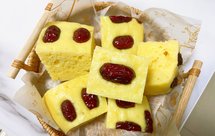 奶香玉米面发糕这样做表皮光滑弹性十足口感一级棒附视频