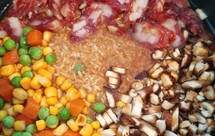 懒人电饭锅香肠焖饭/煲仔饭