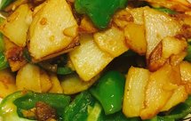 青椒土豆，素菜也可以香香的