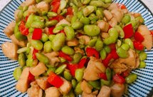 超下饭毛豆炒鸡胸肉