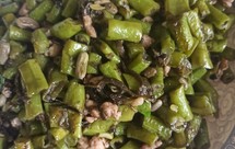 橄榄菜豇豆炒肉丁