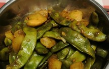 油豆角炖土豆（纯素）