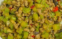 苦瓜橄榄菜肉末