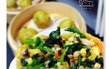 玉米面素菜团子