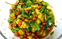 下酒菜之拍黄瓜拌花生米