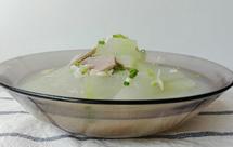 咸肉虾米冬瓜汤