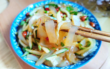 家常拌豌豆凉皮