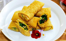 荠菜豆干响铃卷