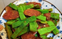 芸豆炒香肠