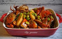 六月黄毛豆炒年糕