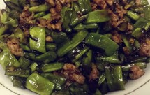 超下饭干煸橄榄菜肉末豆角（四季豆）