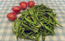 下饭菜橄榄菜炒刀豆丝