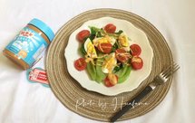 #轻轻蓝小罐圣女果鸡蛋沙拉
