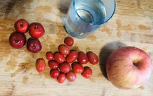 蔬果汁 圣女果 苹果 山楂