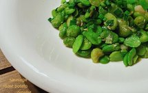 葱油蚕豆(春季美食)