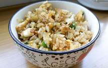 开胃又好吃的青豆咸菜头炒饭