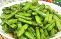 橄榄菜炒四季豆