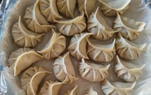 玉米笋鲜肉饺子