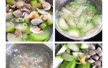 节瓜白贝瑶柱汤