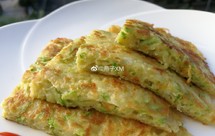 素食&葫芦瓜丝鸡蛋饼